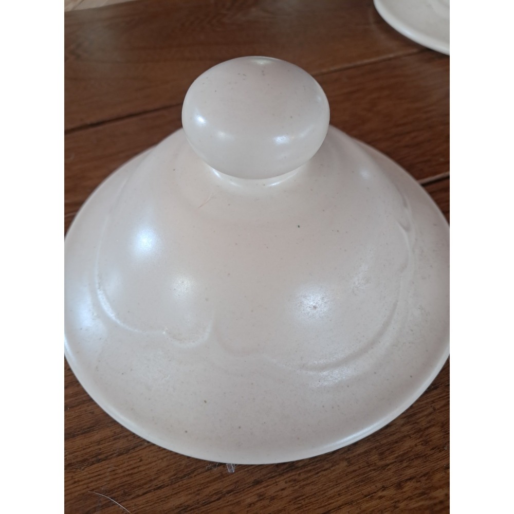 Pfaltzgraff USA Beige Remembrance Medium #508 Canister Lid Only 6.5 Inch Wide 5b